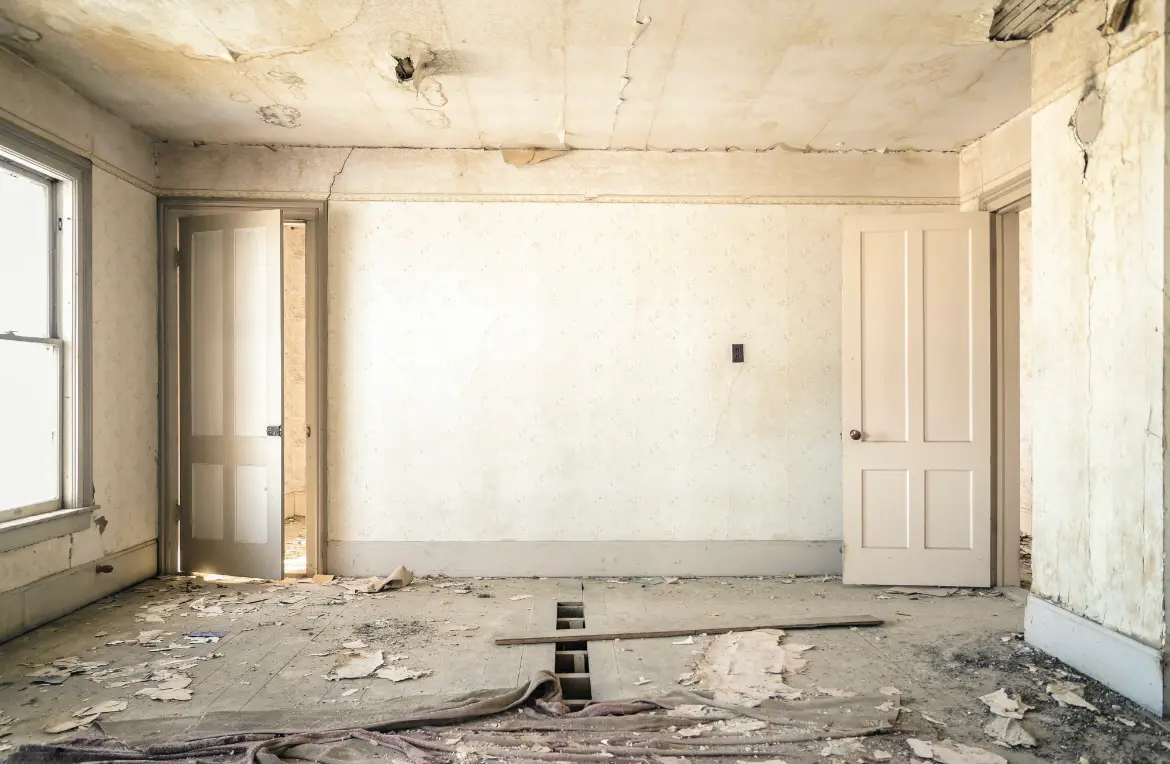 Waste disposal crew managing a cleanout project in Lake Zurich